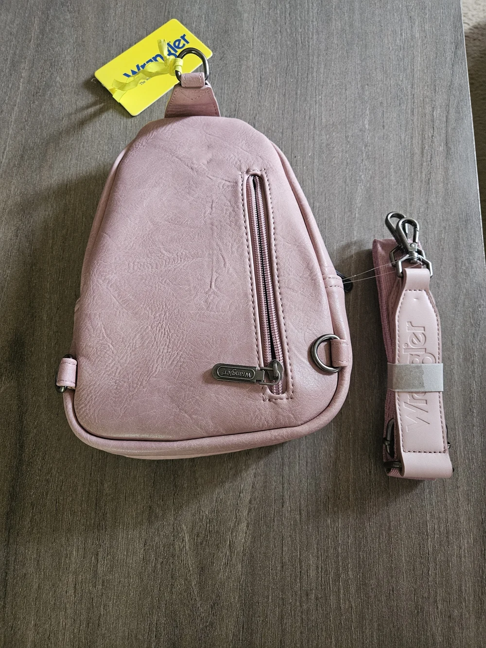 Wrangler Dusty Pink Sling Bag, Crossbody/Chest Bag